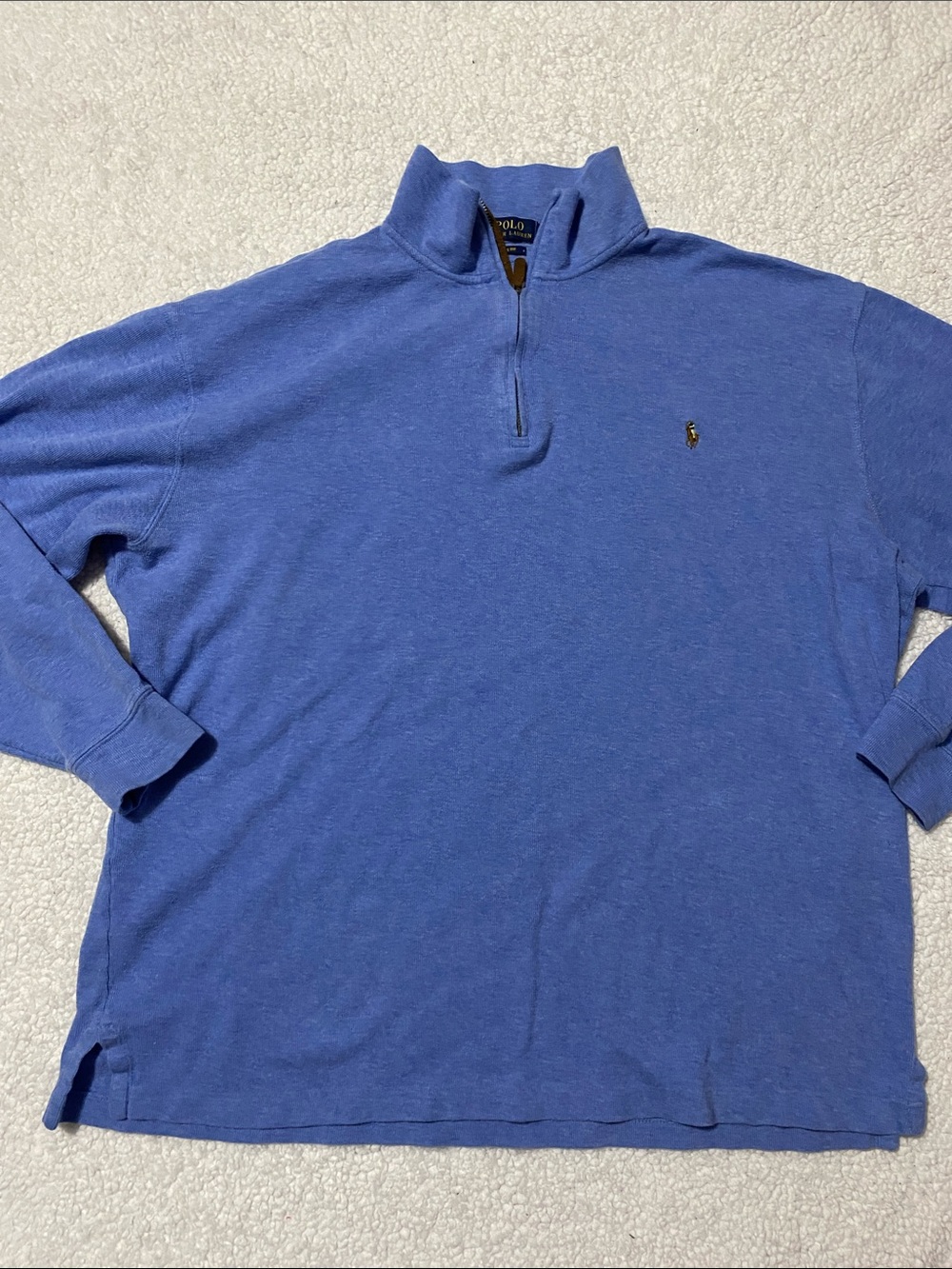 Polo Ralph Lauren  1/4 Zip Pullover long sleeve shirt men’s size XL Tall